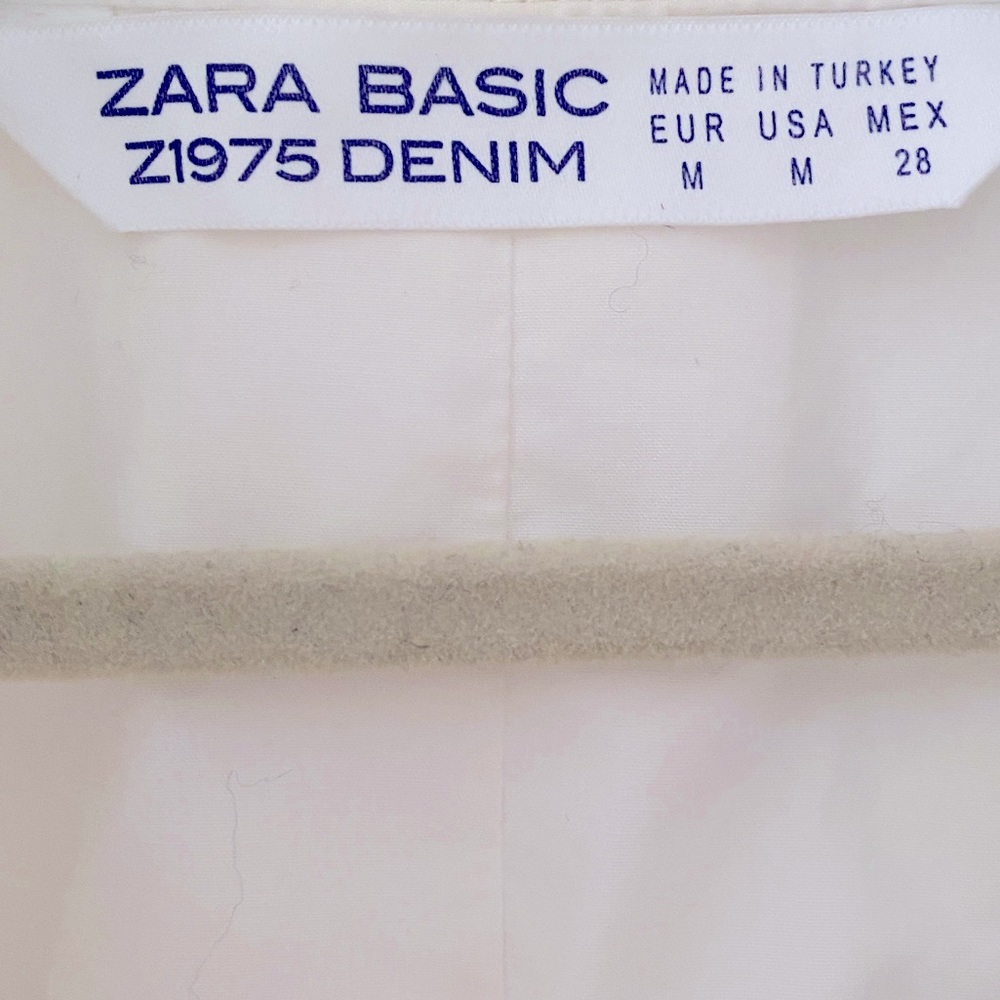 Zara Basic White Button Up Blouse - image 8